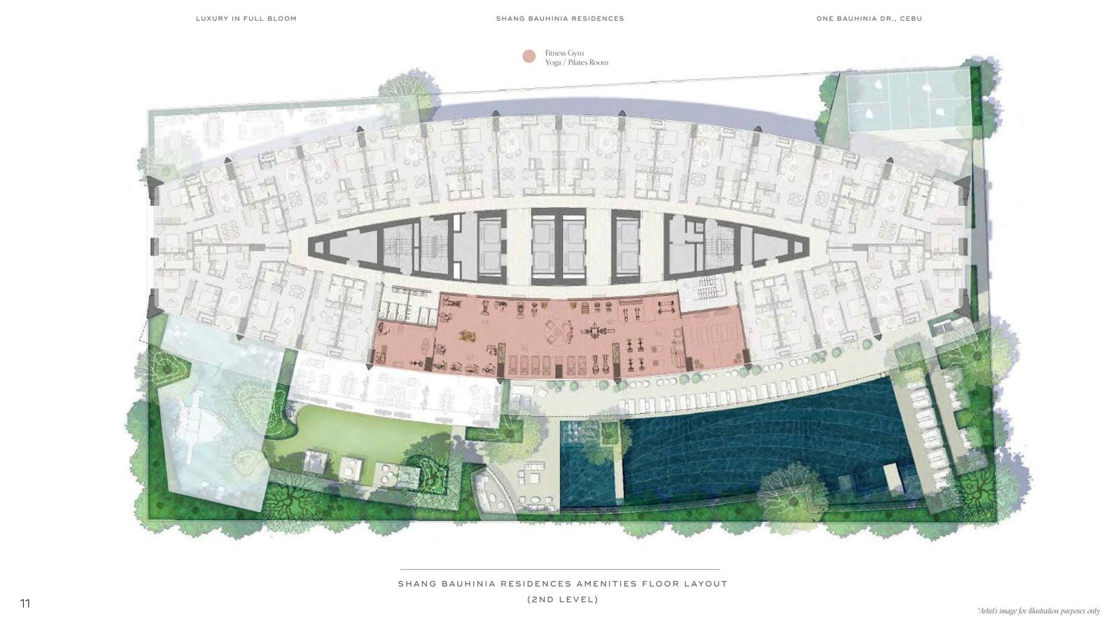 Shang Bauhinia ResIdences Amenities Floor Layout 2nd Level